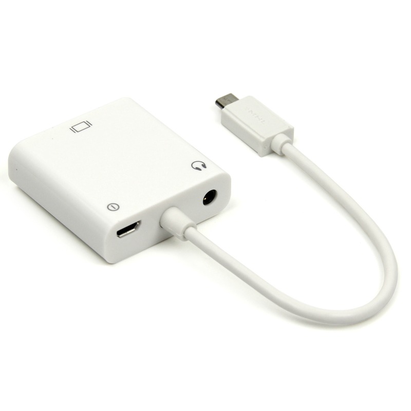 Конвертор, No brand, MHL към VGA + Аудио, Бял - 18292 D-18292 3 Конвертор, No brand, MHL към VGA + Аудио, Бял - 18292 - Image 2
