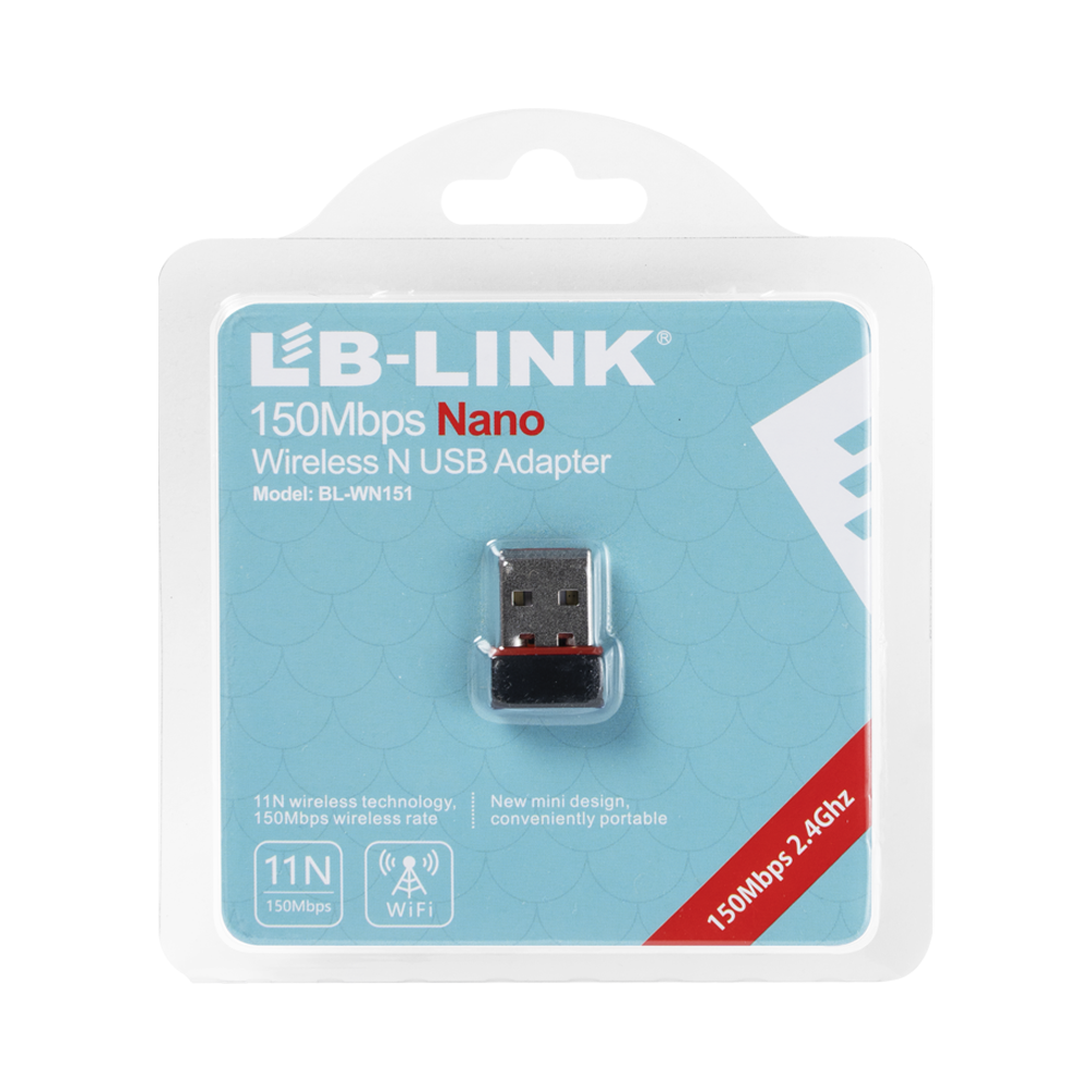 Безжичен мрежов адаптер LB-LINK BL-WN151, USB, 150Mbps, Черен - 19043 D-19043 5 Безжичен мрежов адаптер LB-LINK BL-WN151, USB, 150Mbps, Черен - 19043 - Image 3