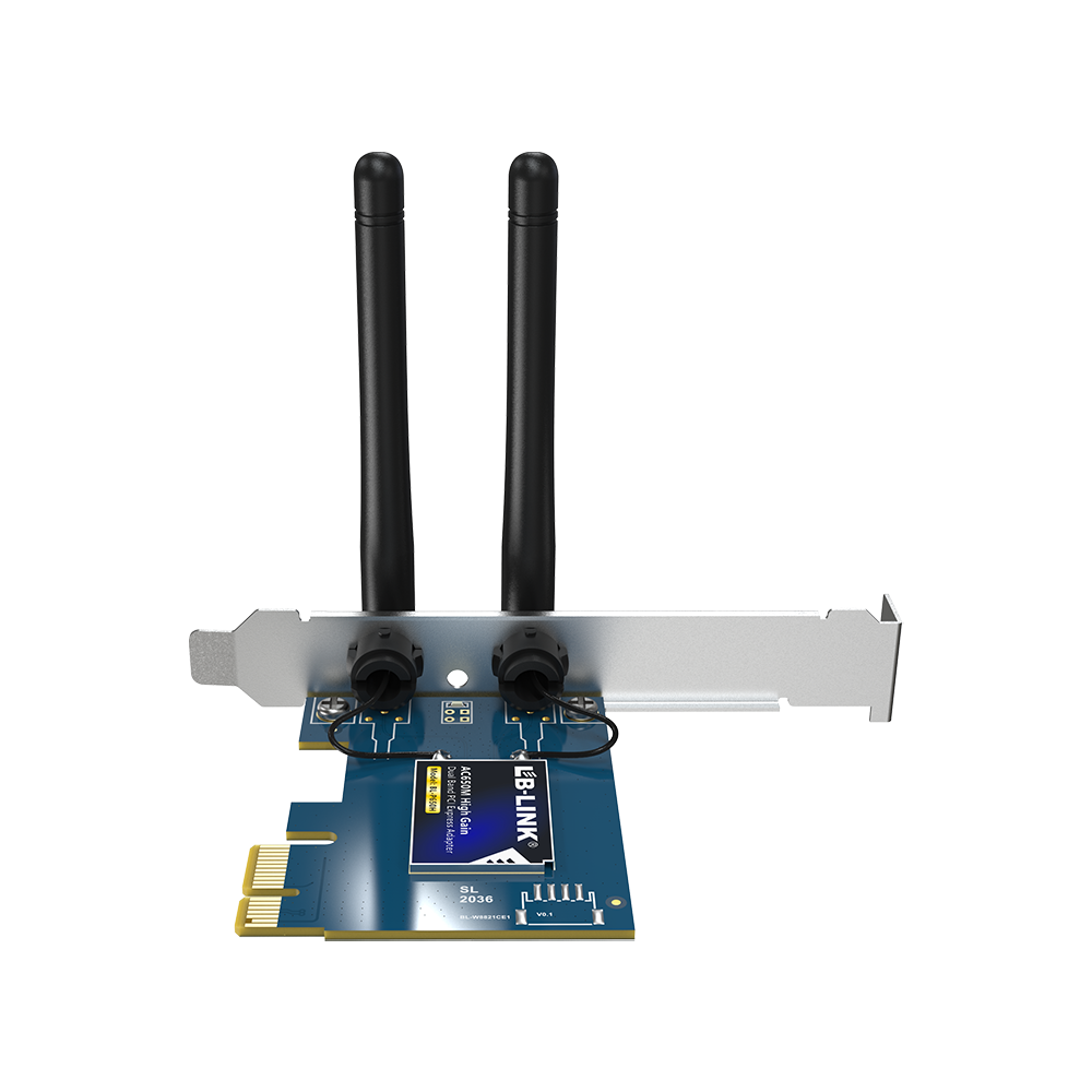 Безжичен мрежов адаптер LB-LINK BL-P650H, PCI-E, 650Mbps, 2.4/5Ghz, 2 x 6dBi, Син - 19048 D-19048 6 Безжичен мрежов адаптер LB-LINK BL-P650H, PCI-E, 650Mbps, 2.4/5Ghz, 2 x 6dBi, Син - 19048 - Image 4
