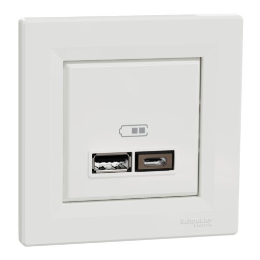 EPH2700321 Usb зарядно A+C бялo Asfora