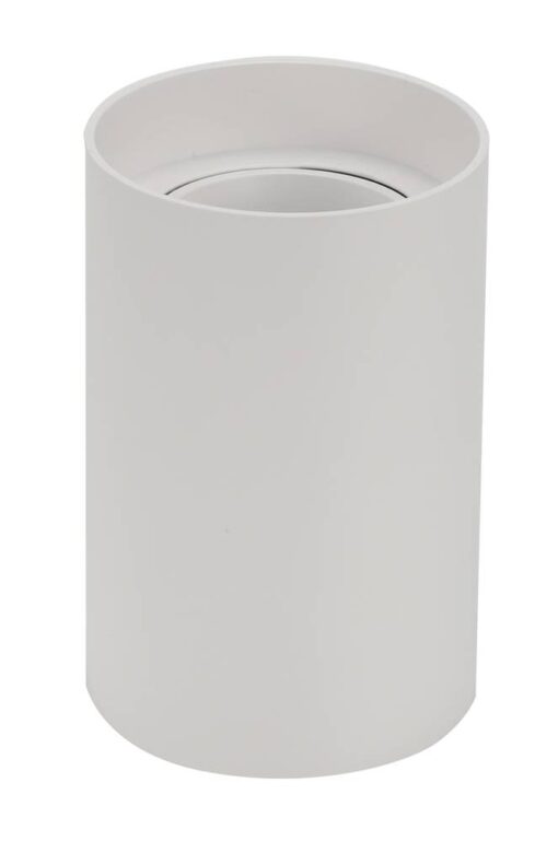 КРЪГЛО ТЯЛО БЯЛО GU10 ЦОКЪЛ ПЛАСТМАСА IP20 MAX-10W