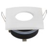 КВАДРАТНО ТЯЛО БЯЛО GU10 ЦОКЪЛ АЛУМИНИЙ IP65 MAX-35W OP-2012