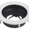 КРЪГЛО ТЯЛО БЯЛО/ЧЕРНО GU10 ЦОКЪЛ АЛУМИНИЙ IP20 MAX-35W OP-2015