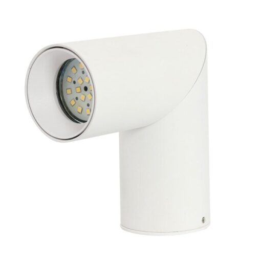 НАСОЧВАЩО ТЯЛО ЗА GU10 БЯЛО АЛУМИНИЙ IP20 MAX-35W - Image 2