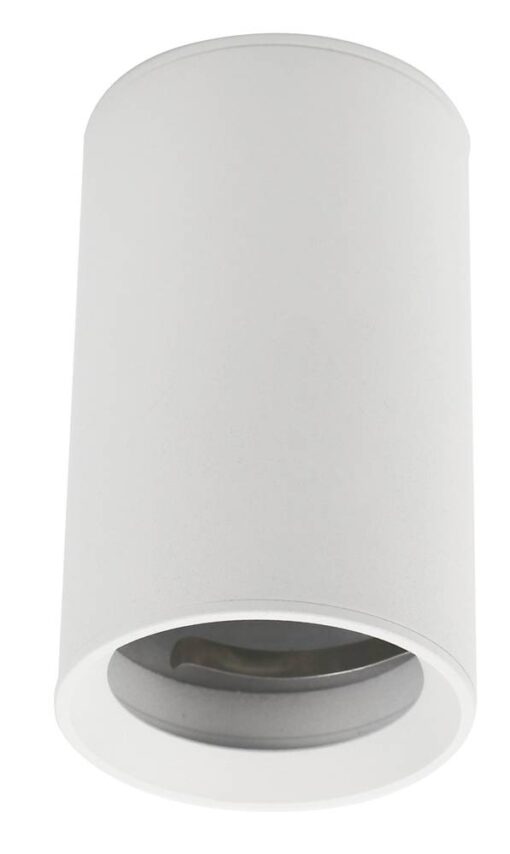 ТЯЛО ЗА GU10 БЯЛО АЛУМИНИЙ IP20 MAX-35W