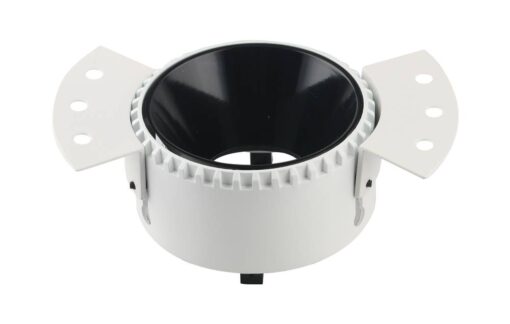 КРЪГЛО ТЯЛО ЗА GU10 БЯЛ АЛУМИНИЙ IP20 MAX-35W
