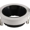 КРЪГЛО ТЯЛО ЗА GU10 БЯЛО/ЧЕРЕН РЕФЛЕКТОР АЛУМИНИЙ IP20 MAX-35W OP-2046