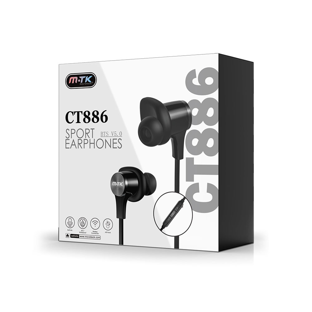 Bluetooth слушалки Moveteck CT886, Черен – 20515 D-20515 6 Bluetooth слушалки Moveteck CT886, Черен – 20515 - Image 4