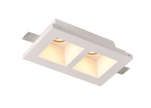 КВАДРАТНО ТЯЛО ЗА ВГРАЖДАНЕ 2*GU10-ЦОКЪЛ MAX-35W