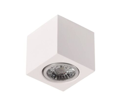ЛАМПА ЗА ТАВАН КВАДРАТНА GU10-ЦОКЪЛ MAX-10W