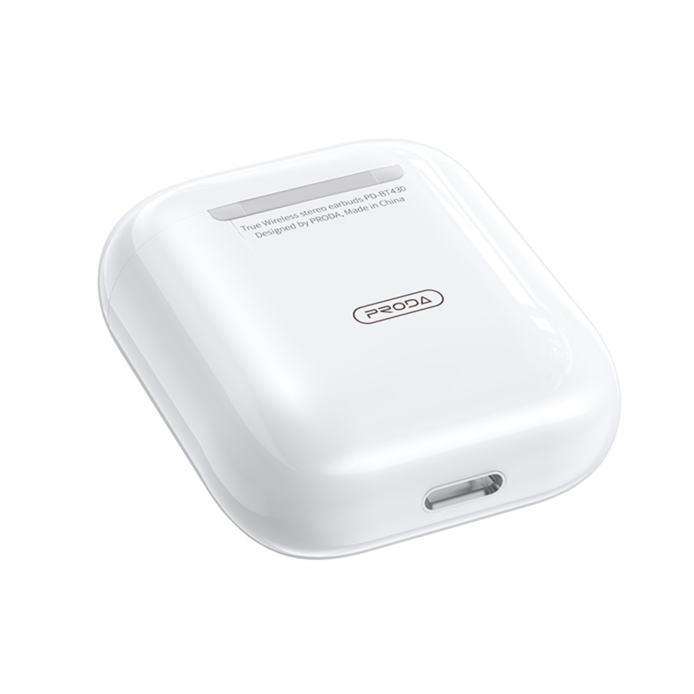 Bluetooth слушалки Remax Proda Earbuds PD-BT230, ENC, Бял – 20736 D-20736 4 Bluetooth слушалки Remax Proda Earbuds PD-BT230, ENC, Бял – 20736 - Image 2