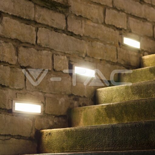 3w Led Осв.За Стъпала 4000k Бяло Правоъг.Ip65-Sku:211326 - Image 9
