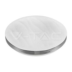 20-40-20w Плафон С Дис.3в1 Cct.Вълни Ф400-Sku:2114601 VTAC-2114601