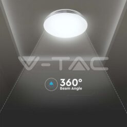 20-40-20w Плафон С Дис.3в1 Cct.Вълни Ф400-Sku:2114601 VTAC-2114601