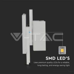 11w Стенна Лампа Черно Тяло Ip20 3000 К-Sku:218204 VTAC-218204