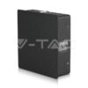 4w Стенна Лампа Черна Ip65 3000к Квадрат 4 Лъч-Sku:218211 VTAC-218286