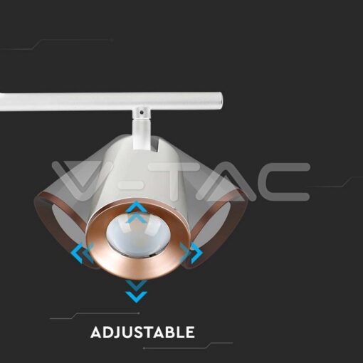 10w Led Двоен Спот 4000k Бял-Sku:218256 - Image 3