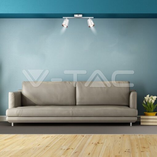 10w Led Двоен Спот 4000k Бял-Sku:218256 - Image 5