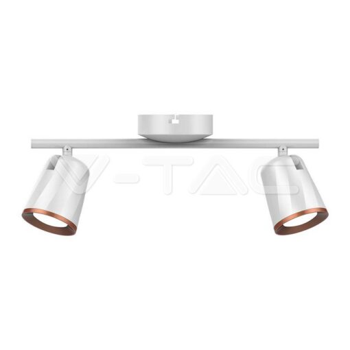 10w Led Двоен Спот 4000k Бял-Sku:218256
