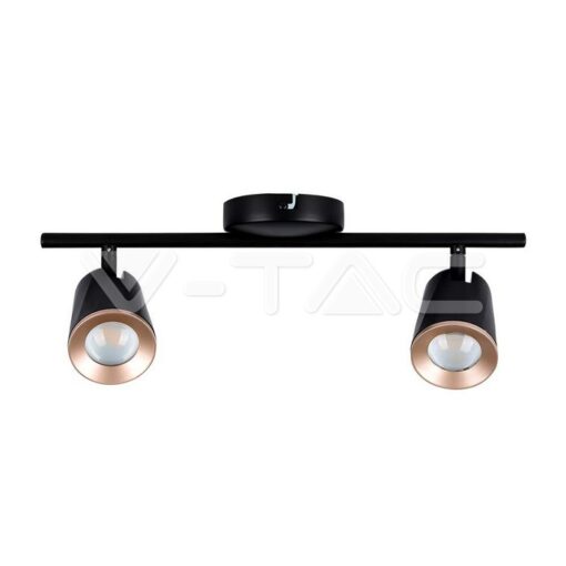 10w Led Двоен Спот 4000k Черен-Sku:218257 - Image 2