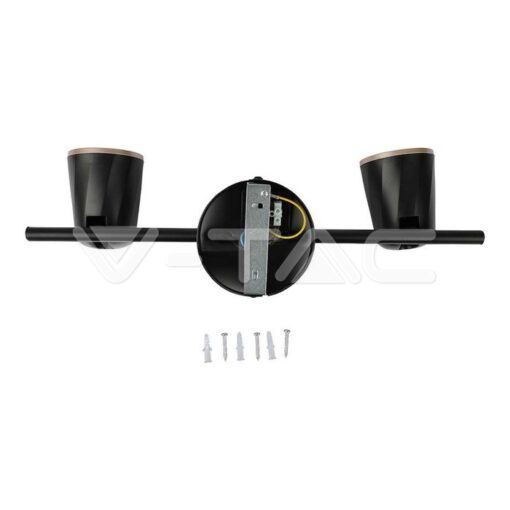10w Led Двоен Спот 4000k Черен-Sku:218257 - Image 3