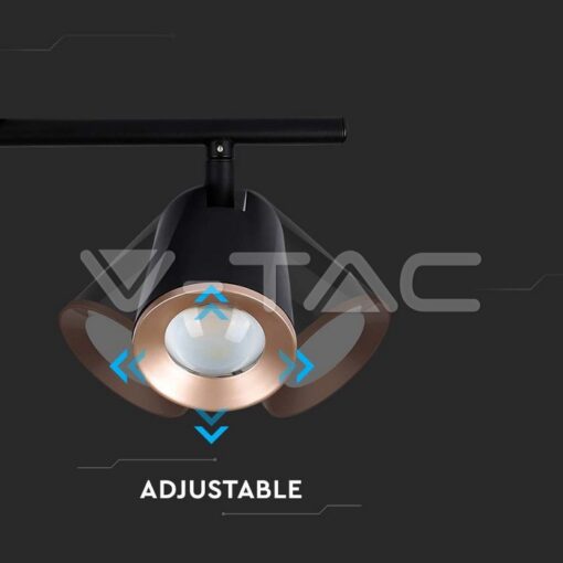 10w Led Двоен Спот 4000k Черен-Sku:218257 - Image 5