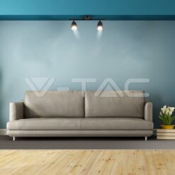 10w Led Двоен Спот 4000k Черен-Sku:218257 VTAC-218257