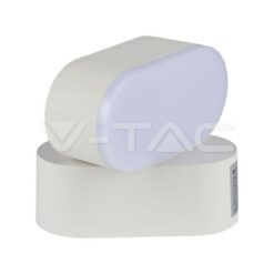 5w Led Стенна Лампа 3000k Бяла Ip65 Подвиж.-Sku:218286 VTAC-218286
