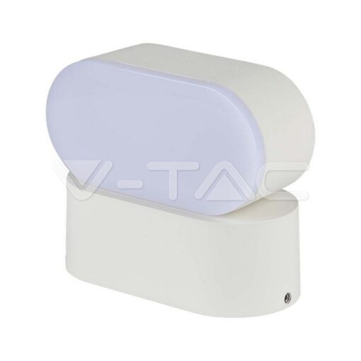 5w Led Стенна Лампа 3000k Бяла Ip65 Подвиж.-Sku:218286