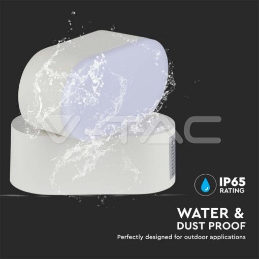 5w Led Стенна Лампа 3000k Бяла Ip65 Подвиж.-Sku:218286 - Image 7