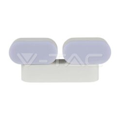 10w Led Стенна Двойна 3000k Бяла Ip65 Подвиж.-Sku:218292 VTAC-218292