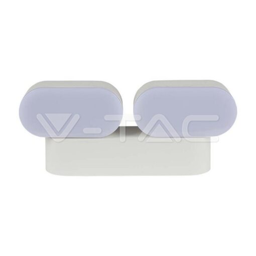 10w Led Стенна Двойна 3000k Бяла Ip65 Подвиж.-Sku:218292 - Image 2
