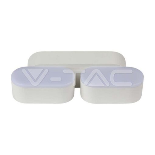 10w Led Стенна Двойна 3000k Бяла Ip65 Подвиж.-Sku:218292 - Image 3