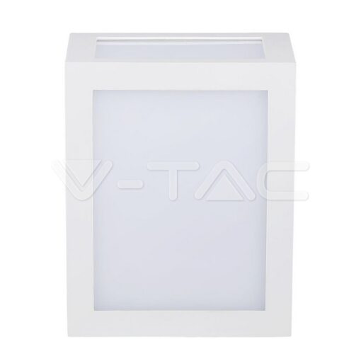12w Led Стенна Лампа Куб 3000k Бяла Ip65-Sku:218334 - Image 2