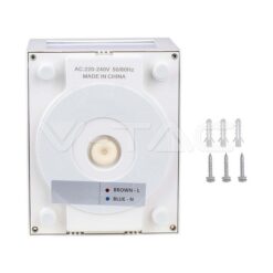12w Led Стенна Лампа 4000k Бяла Ip65-Sku:218335 VTAC-218335