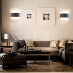 5w Led Стенна Лампа 3000k 6 Лъча Черна-Sku:218615 VTAC-218615