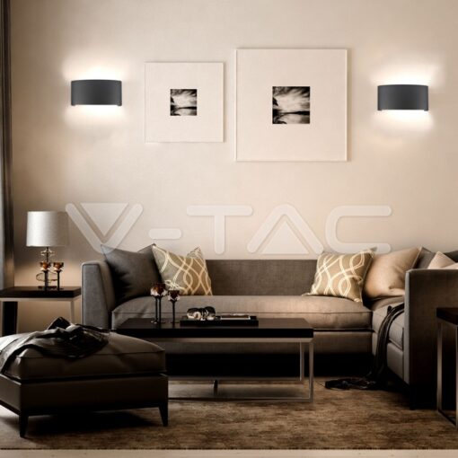 5w Led Стенна Лампа 3000k 6 Лъча Черна-Sku:218615 - Image 11