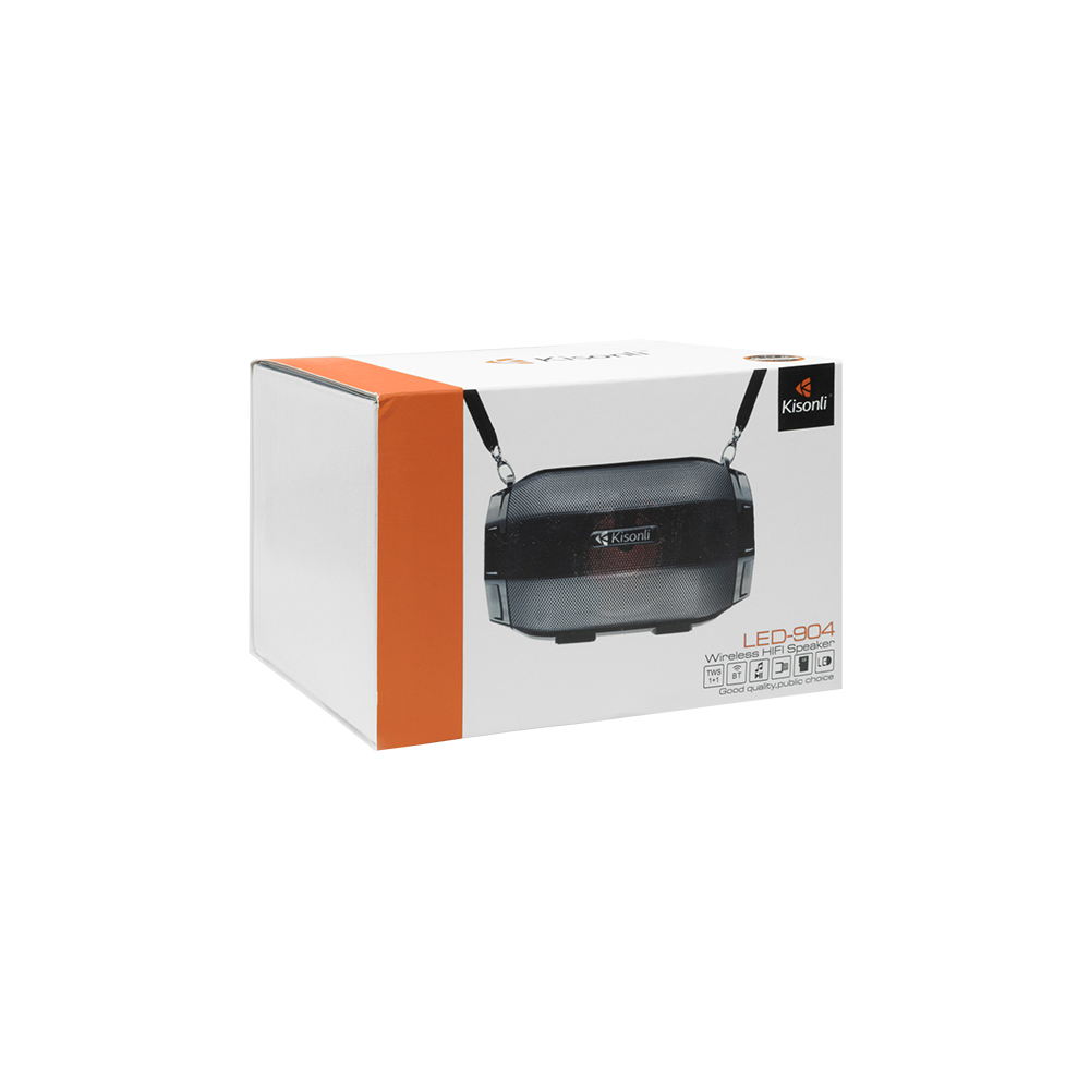 Тонколона Kisonli LED-904, Bluetooth, USB, SD, FM, Различни цветове - 22119 D-22119 5 Тонколона Kisonli LED-904, Bluetooth, USB, SD, FM, Различни цветове - 22119 - Image 3