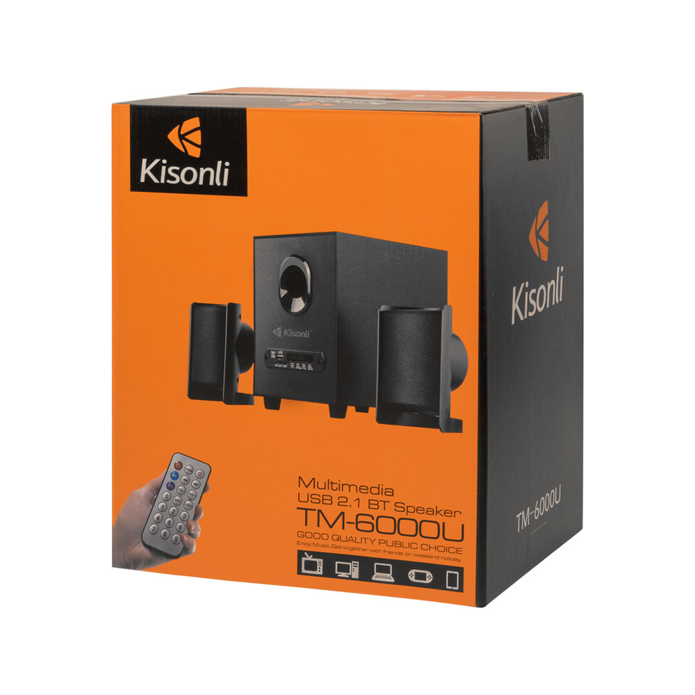 Тонколони Kisonli TM-6000U, Bluetooth, 5W+2x3W, USB, Черен - 22150 D-22150 4 Тонколони Kisonli TM-6000U, Bluetooth, 5W+2x3W, USB, Черен - 22150 - Image 3