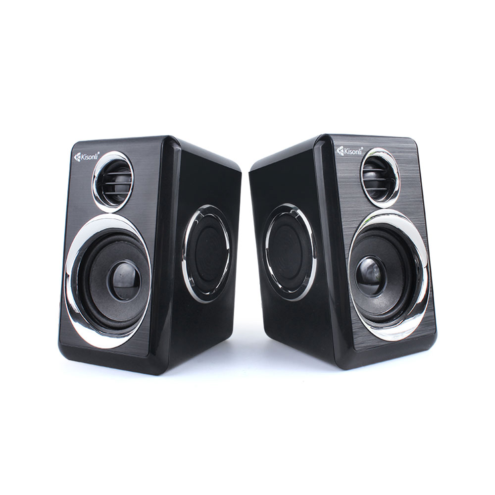 Тонколони Kisonli T-005, 2x3W, USB, Черен - 22157 D-22157 4 Тонколони Kisonli T-005, 2x3W, USB, Черен - 22157 - Image 2