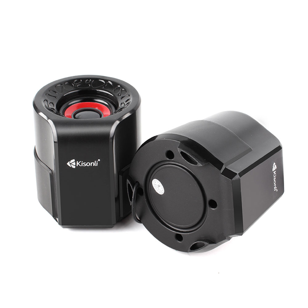 Тонколони Kisonli A-909, 2x3W, USB, Черен - 22160 D-22160 4 Тонколони Kisonli A-909, 2x3W, USB, Черен - 22160 - Image 2