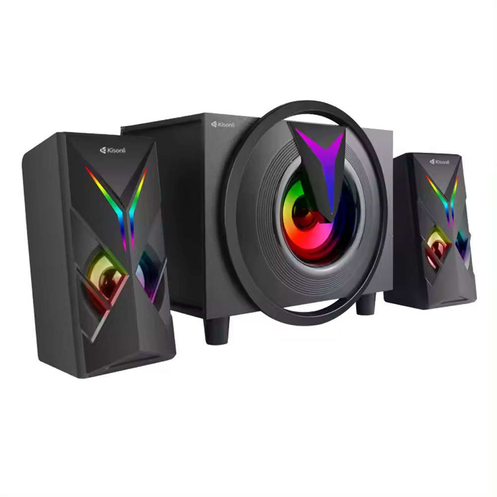 Тонколони Kisonli TM-1000U, Bluetooth, USB, AUX, SD, FM, 8W+2x4W, Черен - 22220 D-22220 3 Тонколони Kisonli TM-1000U, Bluetooth, USB, AUX, SD, FM, 8W+2x4W, Черен - 22220 - Image 2