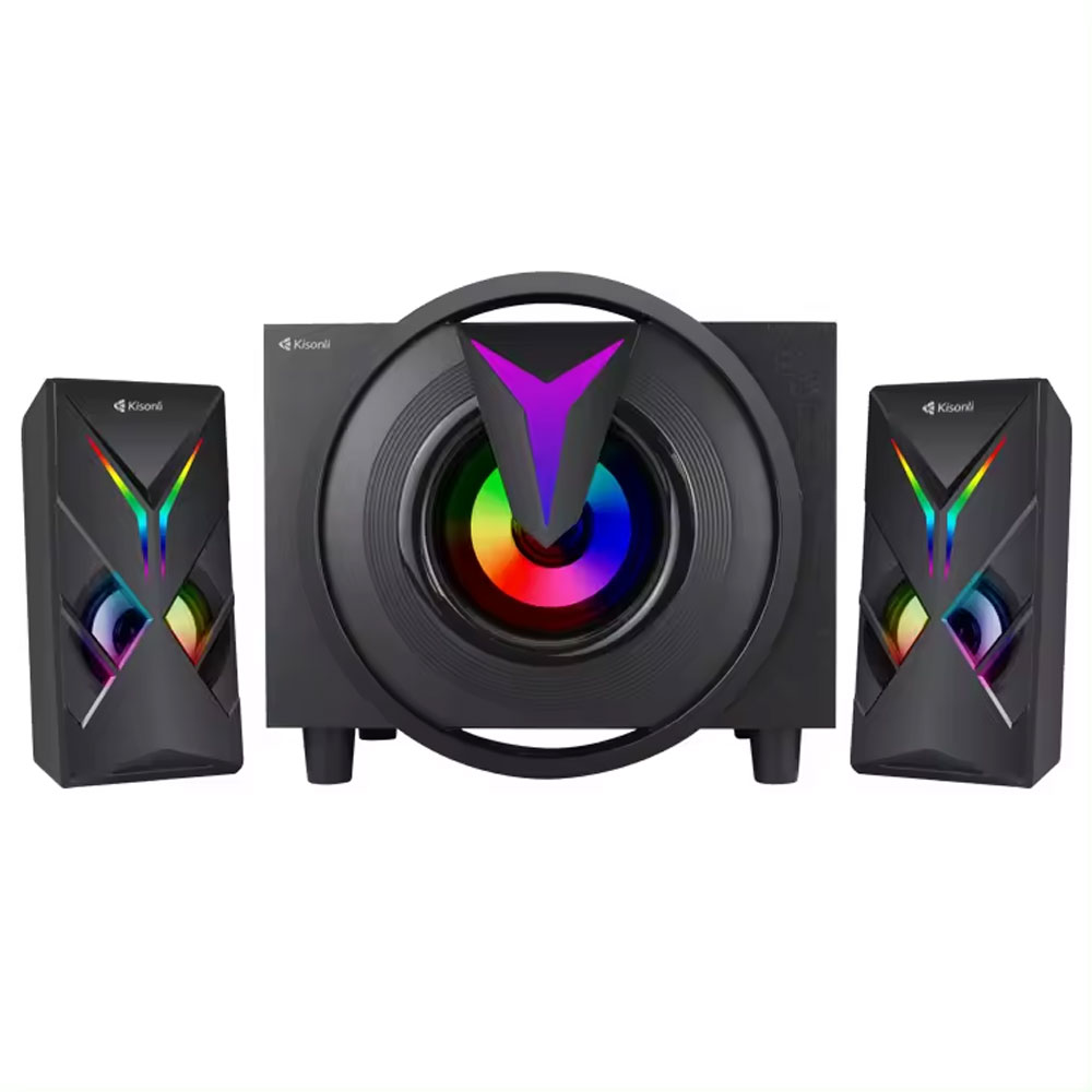 Тонколони Kisonli TM-1000U, Bluetooth, USB, AUX, SD, FM, 8W+2x4W, Черен - 22220 D-22220 4 Тонколони Kisonli TM-1000U, Bluetooth, USB, AUX, SD, FM, 8W+2x4W, Черен - 22220 - Image 3
