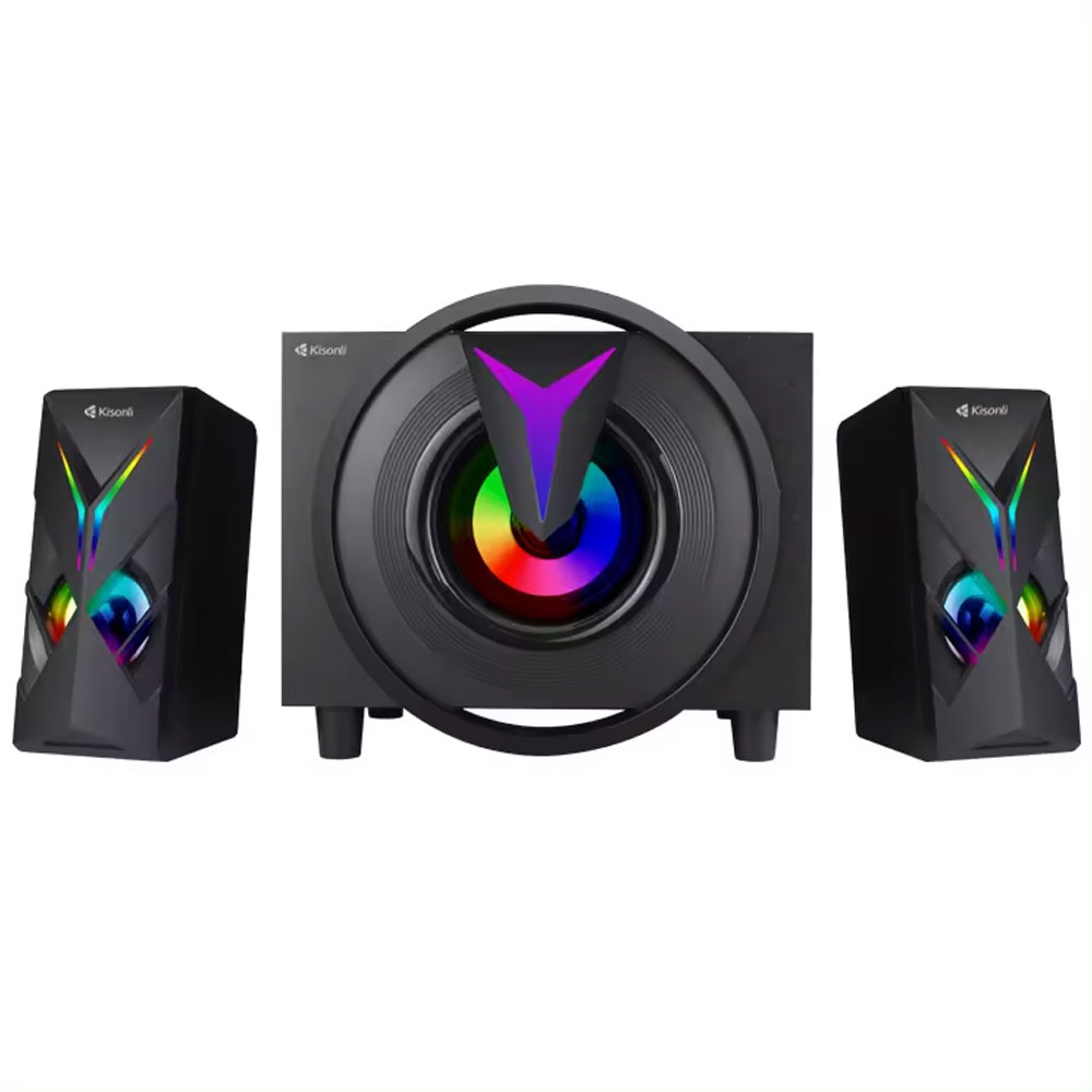 Тонколони Kisonli TM-1000U, Bluetooth, USB, AUX, SD, FM, 8W+2x4W, Черен - 22220 D-22220 5 Тонколони Kisonli TM-1000U, Bluetooth, USB, AUX, SD, FM, 8W+2x4W, Черен - 22220 - Image 4