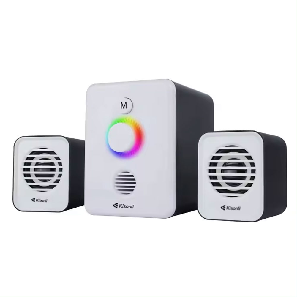 Тонколони Kisonli U-3000BT, Bluetooth, AUX, 5W+2x3W, Различни цветове - 22222