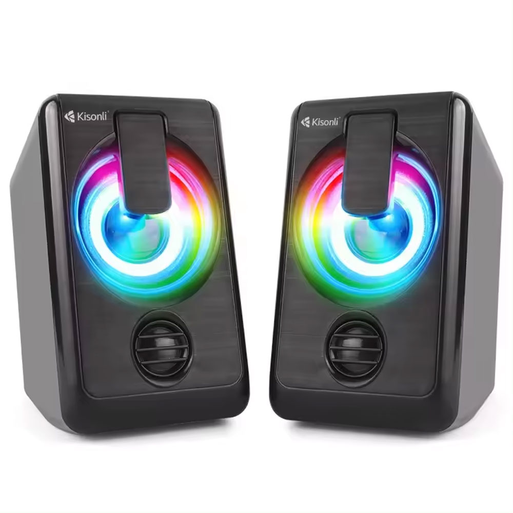 Тонколони Kisonli L-1010, AUX, 2x3W, Черен - 22238 D-22238 4 Тонколони Kisonli L-1010, AUX, 2x3W, Черен - 22238 - Image 2