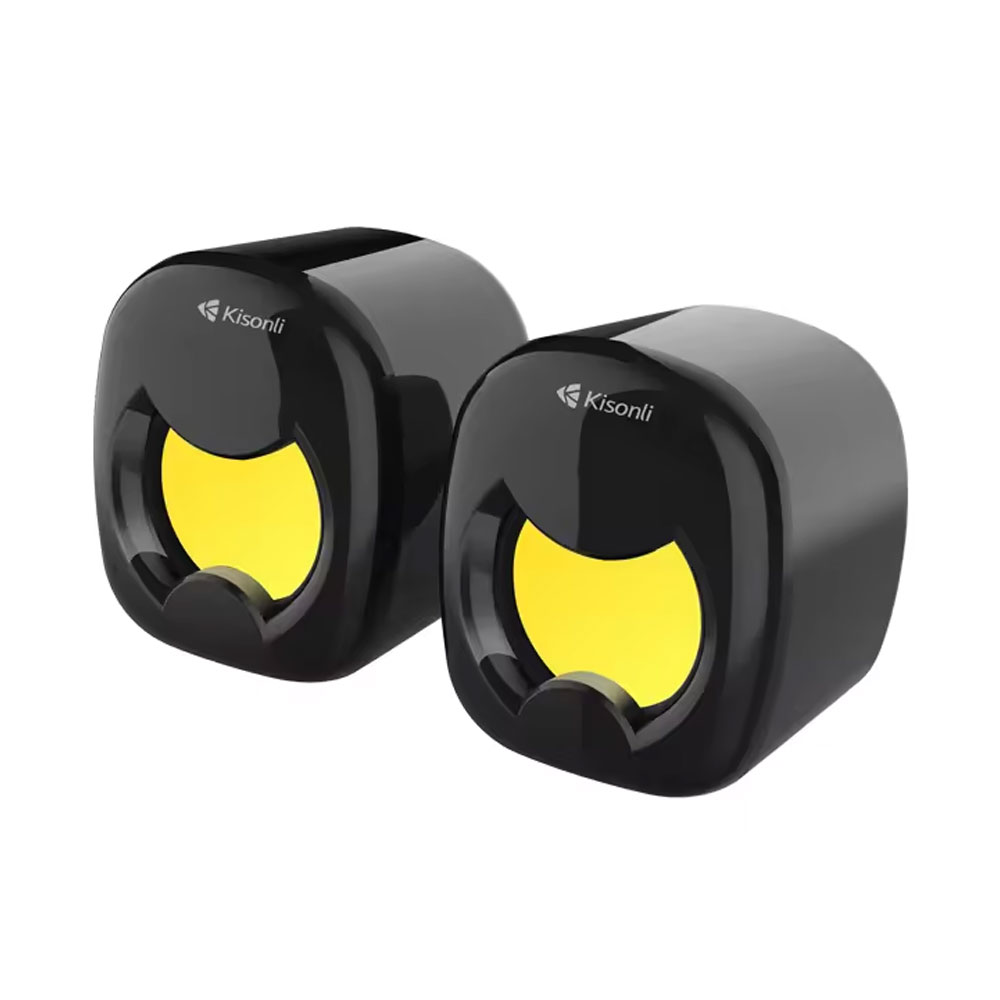 Тонколони Kisonli A-202, AUX, 2x3W, Черен - 22254 D-22254 4 Тонколони Kisonli A-202, AUX, 2x3W, Черен - 22254 - Image 2