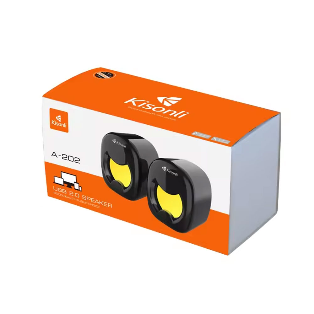 Тонколони Kisonli A-202, AUX, 2x3W, Черен - 22254 D-22254 5 Тонколони Kisonli A-202, AUX, 2x3W, Черен - 22254 - Image 3