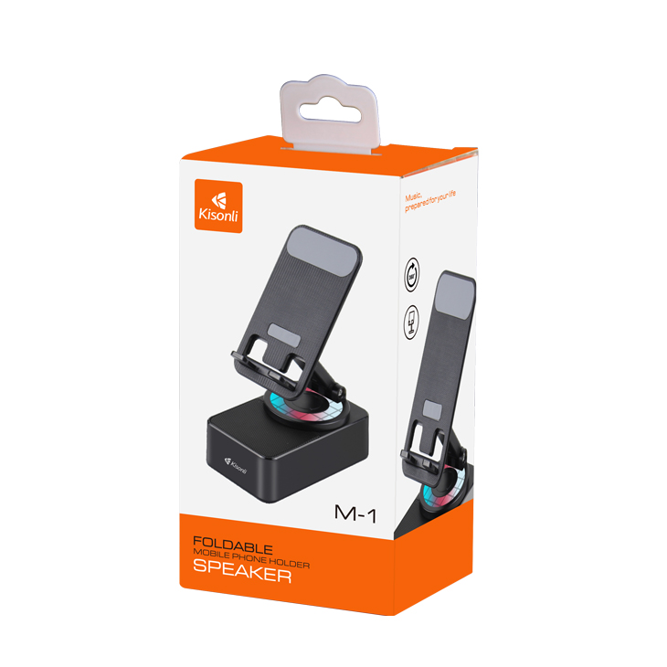 Тонколона със стойка за телефон Kisonli M1 Plus, Bluetooth, USB, RGB, Различни цветове - 22273 D-22273 5 Тонколона със стойка за телефон Kisonli M1 Plus, Bluetooth, USB, RGB, Различни цветове - 22273 - Image 3