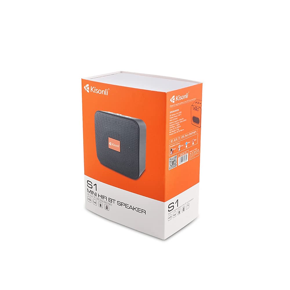 Тонколона Kisonli S1, Bluetooth, USB, SD, FM, AUX, Различни цветове - 22277 D-22277 8 Тонколона Kisonli S1, Bluetooth, USB, SD, FM, AUX, Различни цветове - 22277 - Image 6